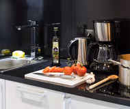 Fully equipped kitchen at Hipark by Adagio Paris La Villette , Montmartre