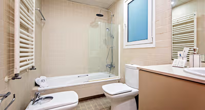 Bathroom at Plaza Catalunya