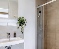 Bathroom at Short Term Rentals apartment