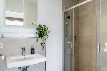 Bathroom at Short Term Rentals apartment