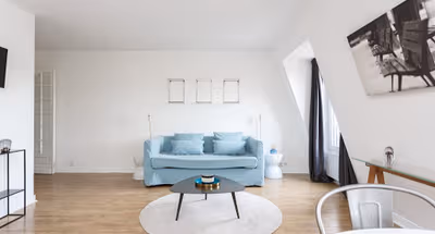 Living area at Saint Honore Serviced Apartment, Champs Elysees