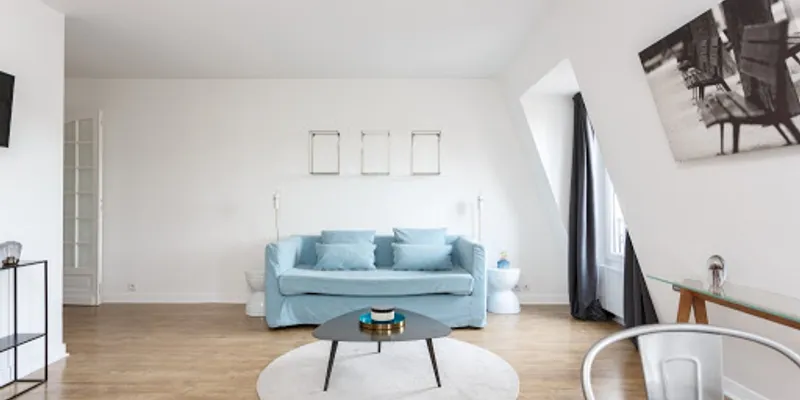 Living area at Saint Honore Serviced Apartment, Champs Elysees
