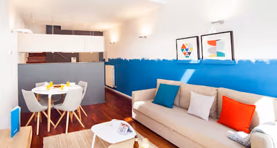 Living area at Brasseurs