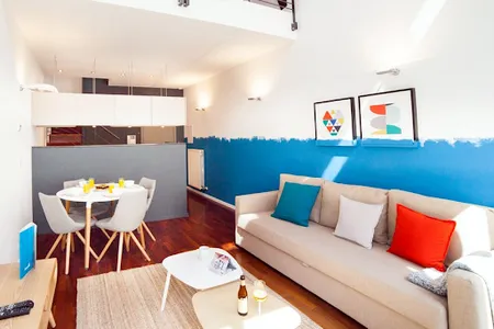 Living area at Brasseurs