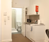 Spacious living area at Mega Stella Apartments in Bootle near Liverpool City