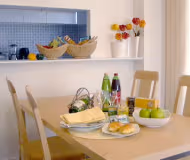 Cosy living area in Nagasaka Serviced Apartment