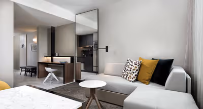 Living area at Frankfurt Westend, Germany