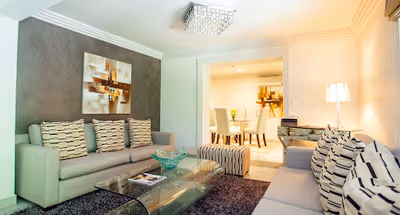 Living room at Atholl Oaklands Street Apartment