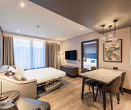 Living area - 1 bed apartment