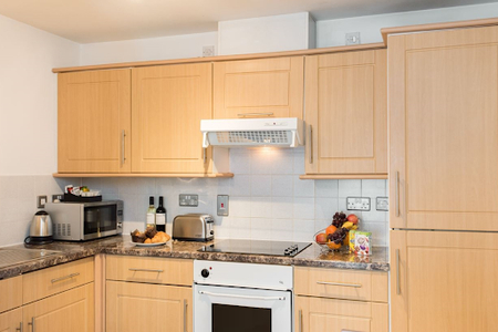 Fully equipped kitchen at Upper Dean Street Birmingham