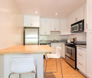 Kitchen at Pacific Heights apartment