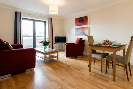 Bright living space at Saint Thomas Street Apartment Bristol