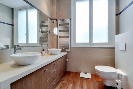 Luxury bathroom at Liege Serviced Apartment, Champs Elysees