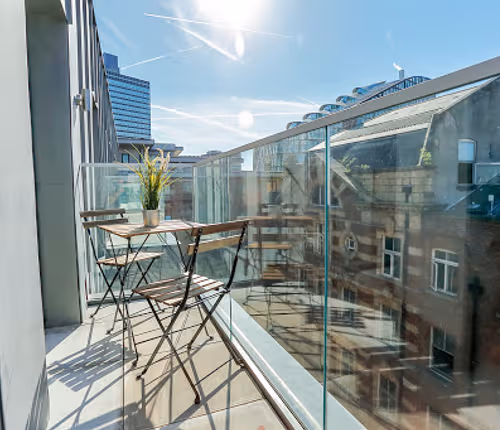 Large Balcony at Apartments in Northern Quarter Manchester