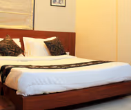 Simplistic living area in Kharadi Apartments