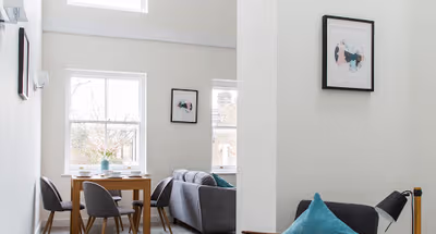 Cosy living space in Queen's Park