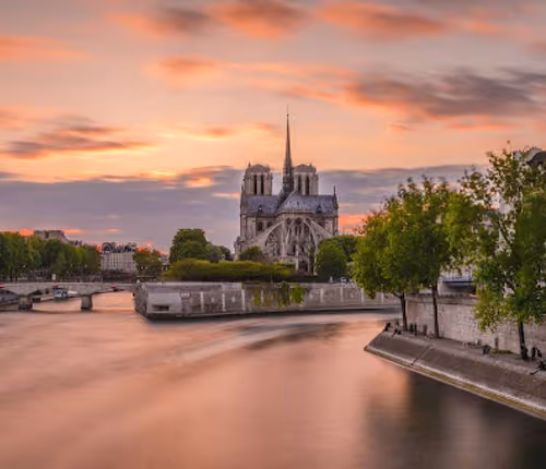 VIEWS OF THE SEINE FROM QUAI D'ANJOU