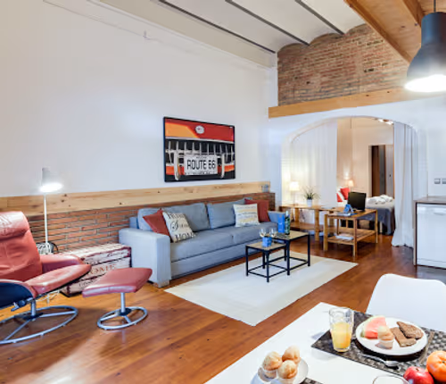 Living room at Urbana Loft Diagonal