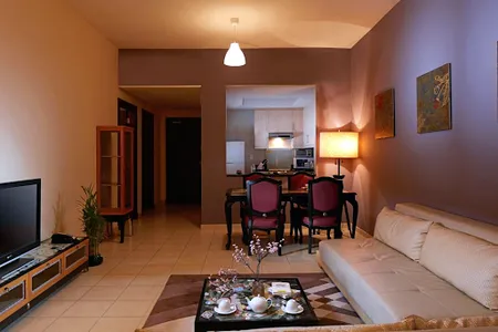 Bright living area at Discovery Garden Street Serviced Apartments, Discovery Garden
