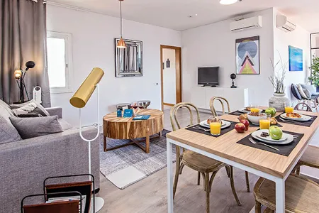 Living room at Pedrera Atic