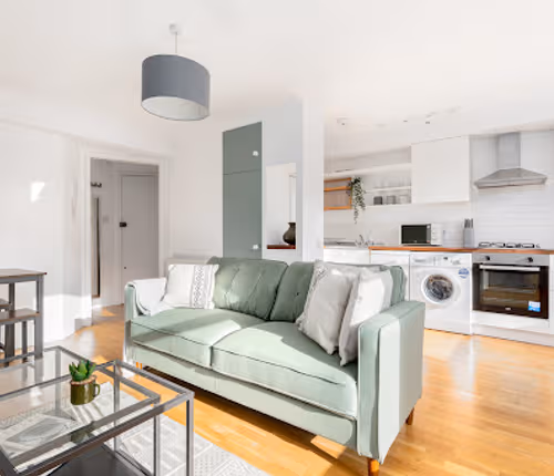 Living area at The Haverstock Hill Apartments