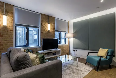 Living room at Apartment in Soho on Bourchier Street