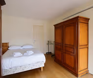 Master bedroom at Portes De Versailles Serviced Apartment