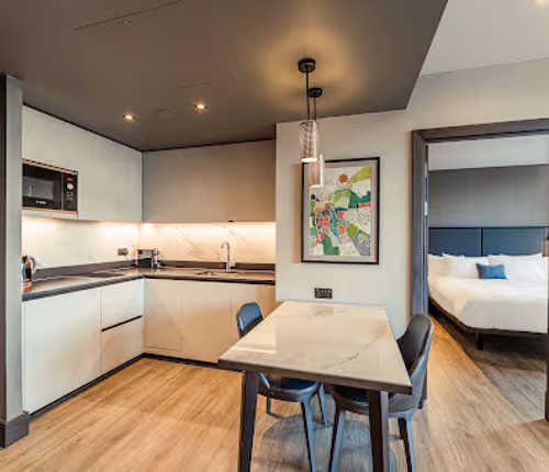 Living room - 1 bed apartment