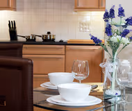 Living area at Elmcroft Court