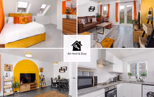 Brand new 3 bedroom house sleeps 8 mins from city