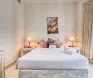 Bedroom at Torch Tower Serviced Apartments, Dubai Marina