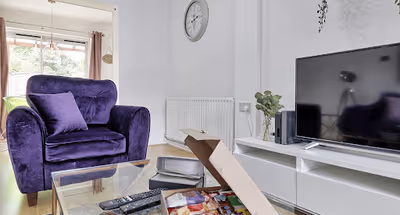 Brickdale House living room