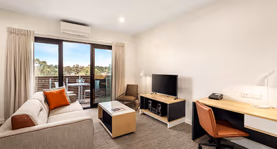 Stunning living area in Quest Nowra