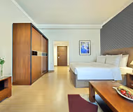 Bedroom at Diplomatic Street Apartments