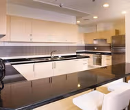 Full kitchen at IBN Salman Road Serviced Apartmet