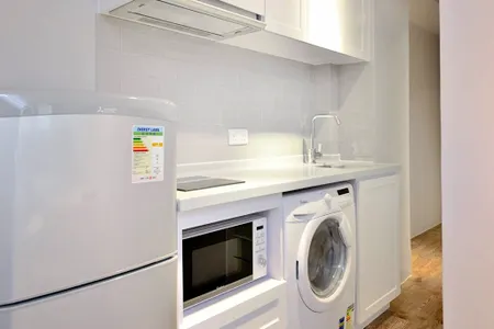 Luxury kitchen at Wing Lok Street Serviced Apartments, Sheung Wan