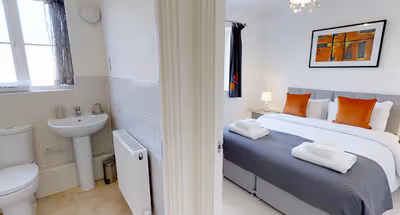 Bedroom at Cole Green Lane