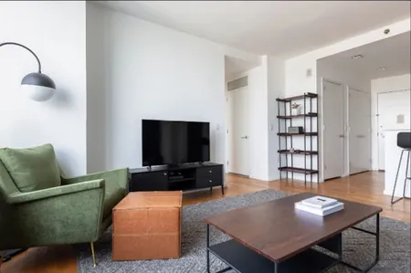 Spacious living area at West 42nd Street Furnished Apartment, Manhattan