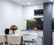 Dining space at Presqu'Ile Lyon