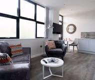 living space at 7Zero1 Apartments on South 5th Street
