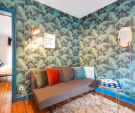 Comfy living area at Roquette Serviced Apartment, Bastille