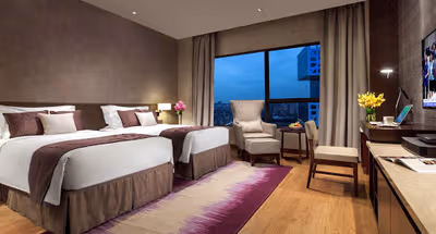 Bedroom at Ascott Raffles City Chengdu