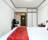 Stunning living area in Kabukicho Serviced Apartment