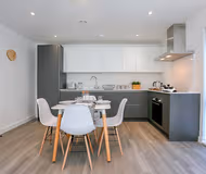 Fully equipped kitchen at Apartments in Northern Quarter Manchester