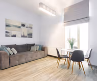 Living space - 1 bed apartment