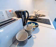 Equipped Kitchen at 100 Dale road studio