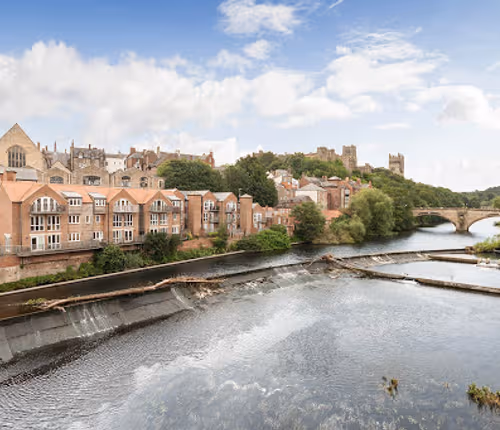 Exterior of Central Durham Riverfront Apartment