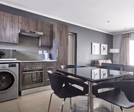 Dining space at William Nicol Drive Apartments