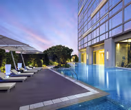 Pool side at Ascott Macau
