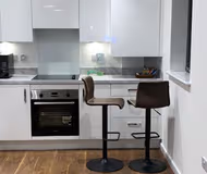 Luxury kitchen at Brand New One Bed Luxury Flat No Parties No Events